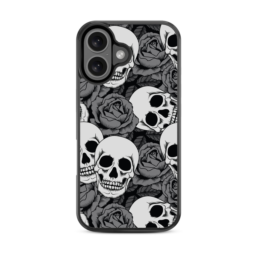 MyBat Design Lab Series Case for Apple iPhone 16 Plus - Skull Garden - MIP16MCSLESM081-3.jpg