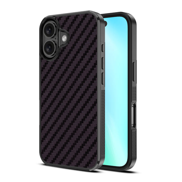 MyBat Design Lab Series Case for Apple iPhone 16 Plus - Carbon Fiber - MIP16MCSLESM083-2.jpg