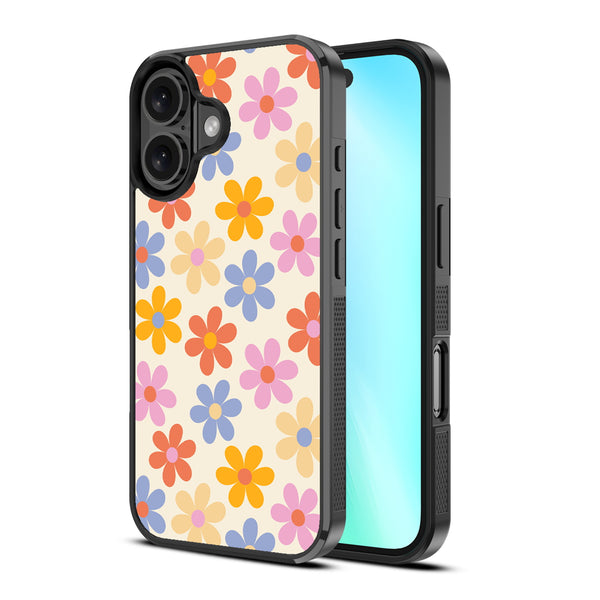 MyBat Design Lab Series Case for Apple iPhone 16 Plus - Retro Daisies - MIP16MCSLESM137-2.jpg
