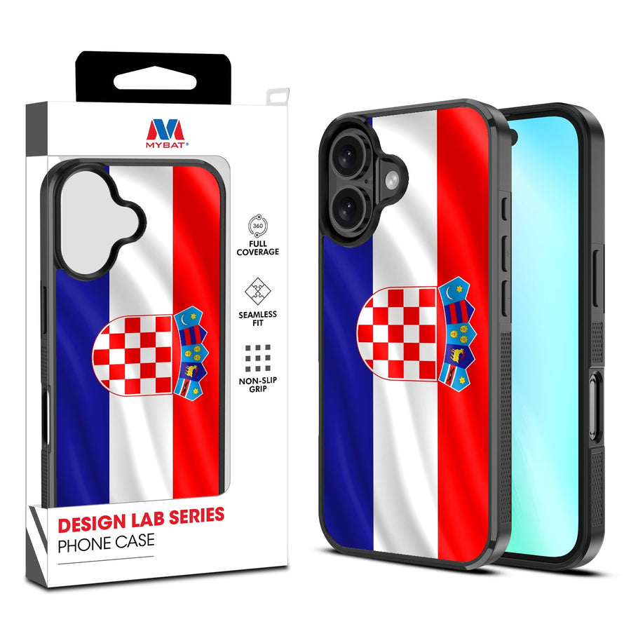 MyBat Design Lab Series Case for Apple iPhone 16 Plus - Croatia Flag
