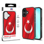 MyBat Design Lab Series Case for Apple iPhone 16 Plus - Turkey Flag