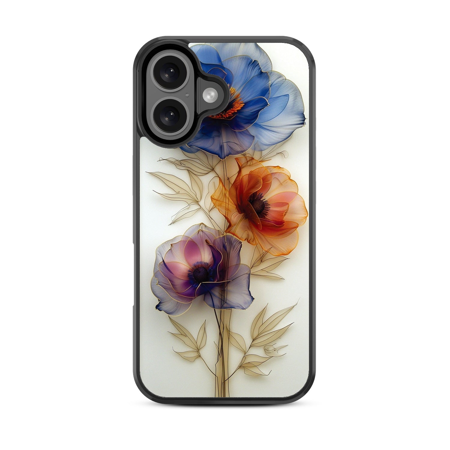 MyBat Design Lab Series Case for Apple iPhone 16 Plus - Pressed Flowers