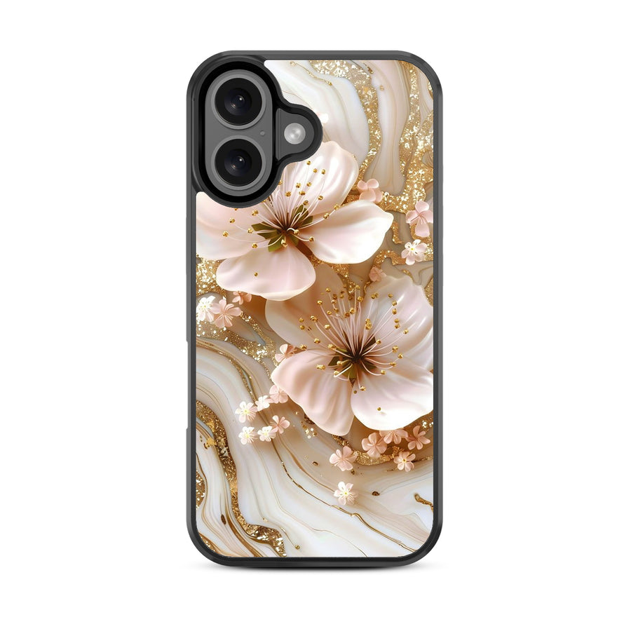 MyBat Design Lab Series Case for Apple iPhone 16 Plus - Golden Petal Glow - MIP16MCSLESM186-3.jpg
