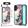 MyBat Design Lab Series Case for Apple iPhone 16 Plus - Rainbow Butterflies