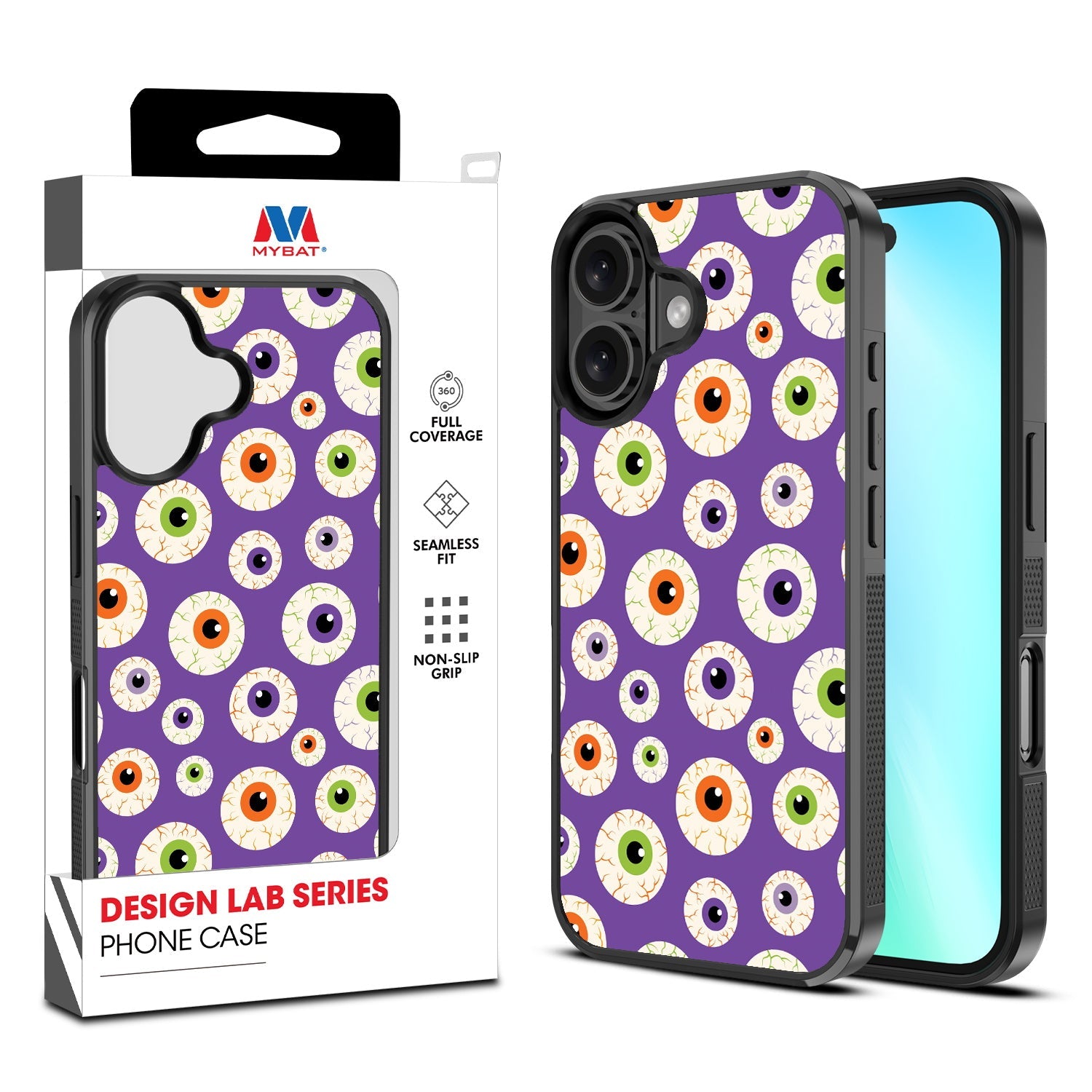 MyBat Design Lab Series Case for Apple iPhone 16 Plus - Frightful Eyes