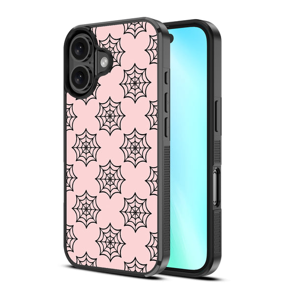 MyBat Design Lab Series Case for Apple iPhone 16 Plus - Pink Spider Web - MIP16MCSLESM227-2.jpg