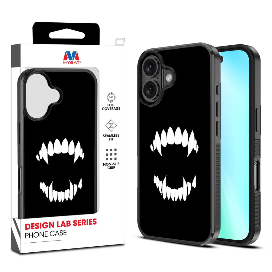 MyBat Design Lab Series Case for Apple iPhone 16 Plus - Vampire Fangs