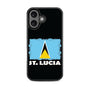 MyBat Design Lab Series Case for Apple iPhone 16 Plus - St. Lucia Flag