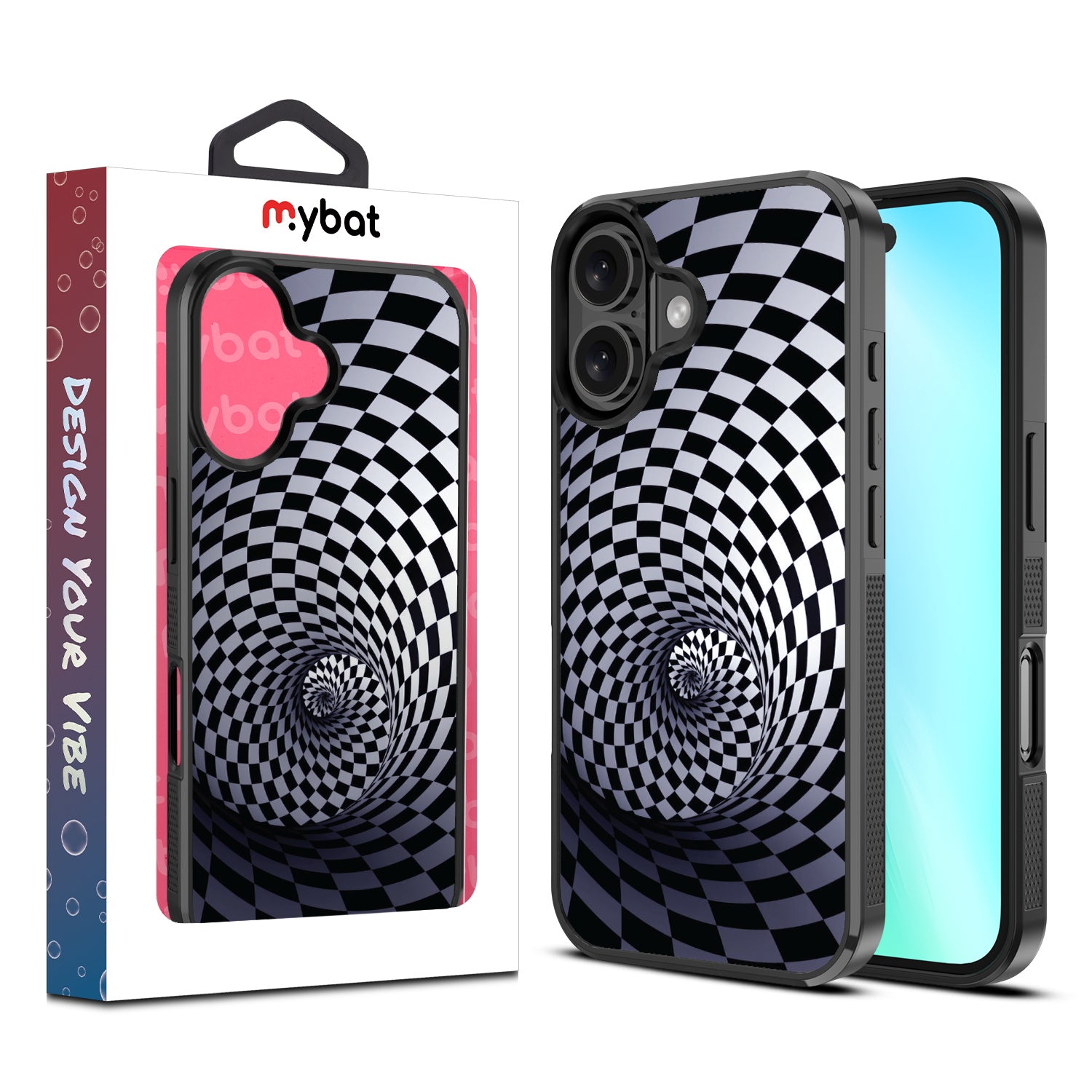 MyBat Design Lab Series Case for Apple iPhone 16 Plus - Spiral Out