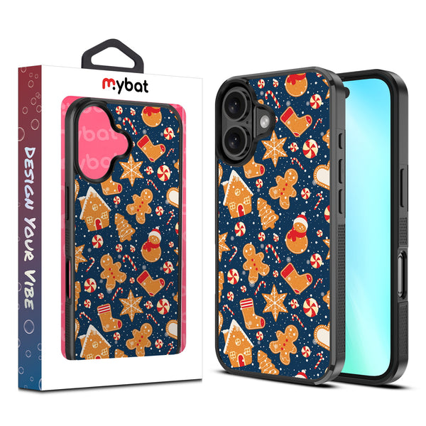MyBat Design Lab Series Case for Apple iPhone 16 Plus - Gingerbread Cookies - MIP16MCSLESM273-1.jpg