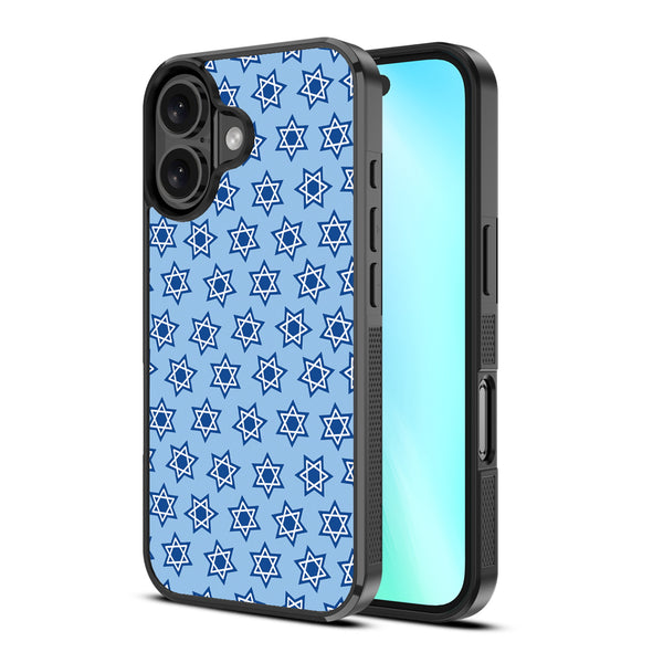 MyBat Design Lab Series Case for Apple iPhone 16 Plus - Star of David - MIP16MCSLESM279-2.jpg