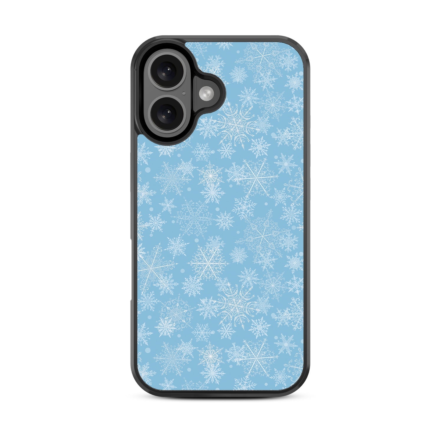 MyBat Design Lab Series Case for Apple iPhone 16 Plus - Blue Snowflakes