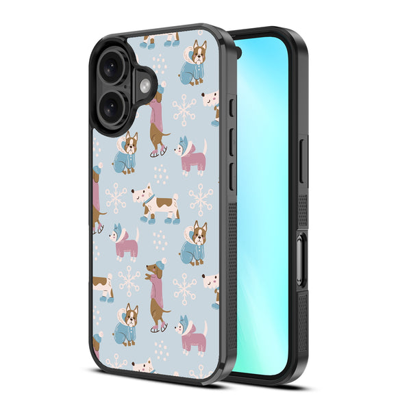 MyBat Design Lab Series Case for Apple iPhone 16 Plus - Puppy Snow Play - MIP16MCSLESM299-2.jpg
