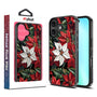 MyBat Design Lab Series Case for Apple iPhone 16 Plus - Christmas Poinsettias