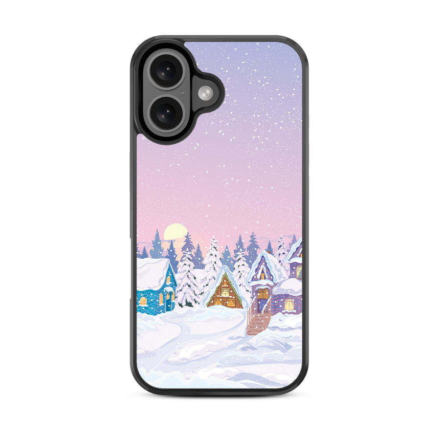 MyBat Design Lab Series Case for Apple iPhone 16 Plus - Snow Globe Village - MIP16MCSLESM304-3.jpg