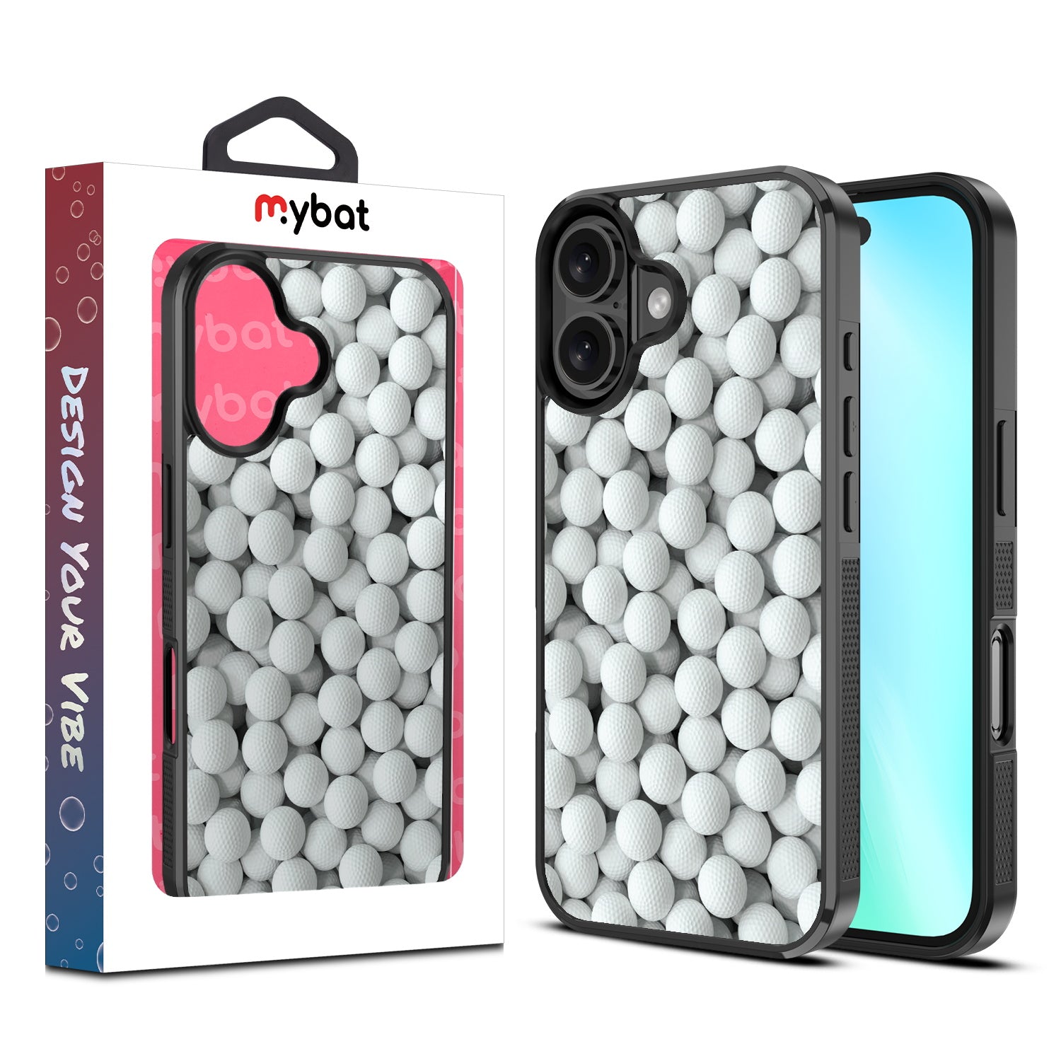 MyBat Design Lab Series Case for Apple iPhone 16 Plus - Golf Balls