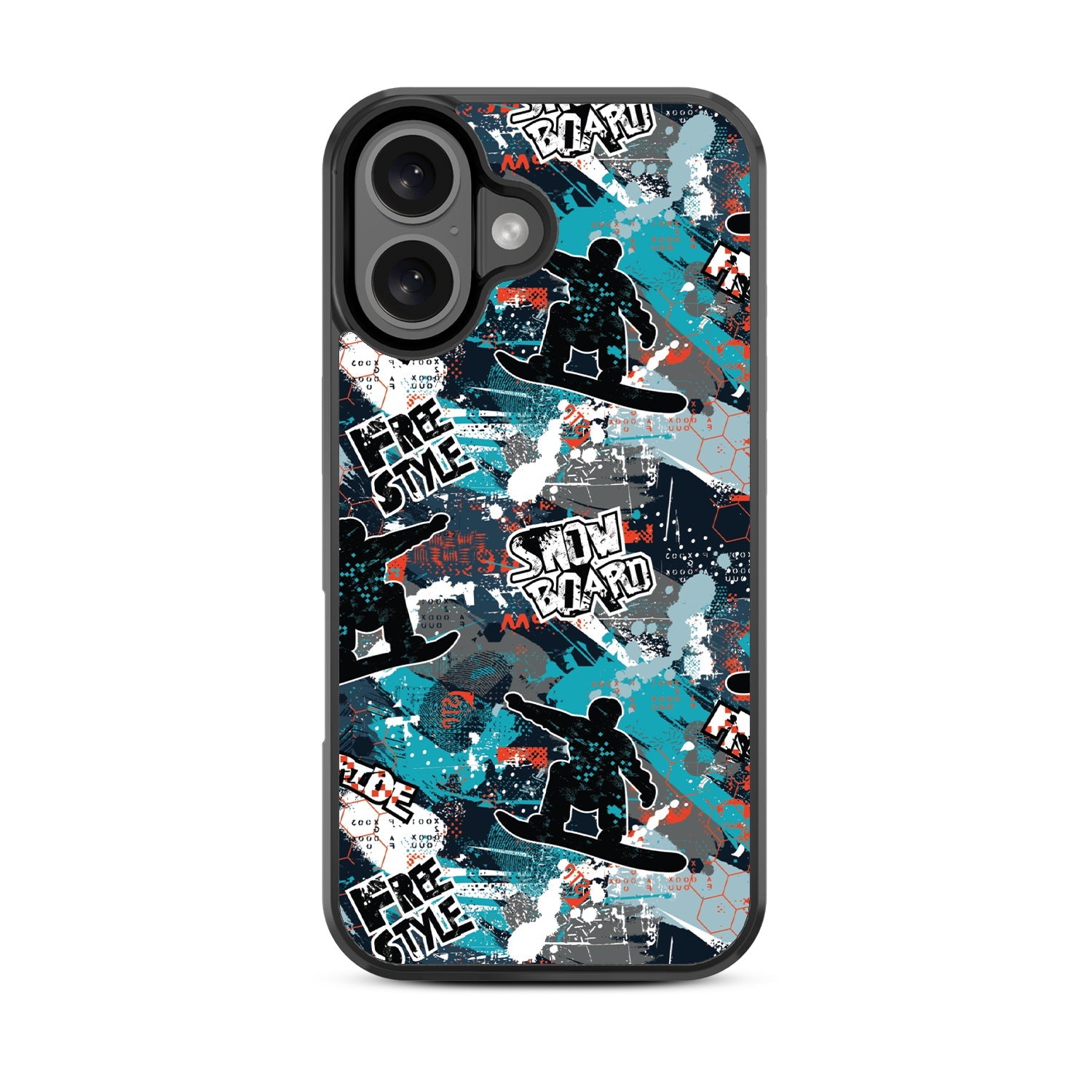 MyBat Design Lab Series Case for Apple iPhone 16 Plus - Shredding Freestyle