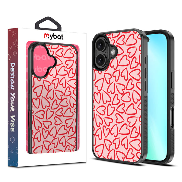 MyBat Design Lab Series Case for Apple iPhone 16 Plus - Endless Hearts - MIP16MCSLESM338-1.jpg