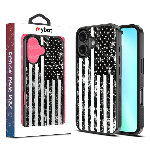 MyBat Design Lab Series Case for Apple iPhone 16 Plus - Distress US Flag - MIP16MCSLESM344-1.jpg