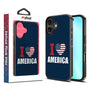 MyBat Design Lab Series Case for Apple iPhone 16 Plus - I Love America