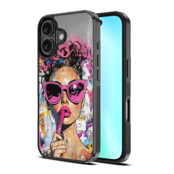 MyBat Design Lab Series Case for Apple iPhone 16 Plus - Graffiti Girl - MIP16MCSLESM383-2.jpg