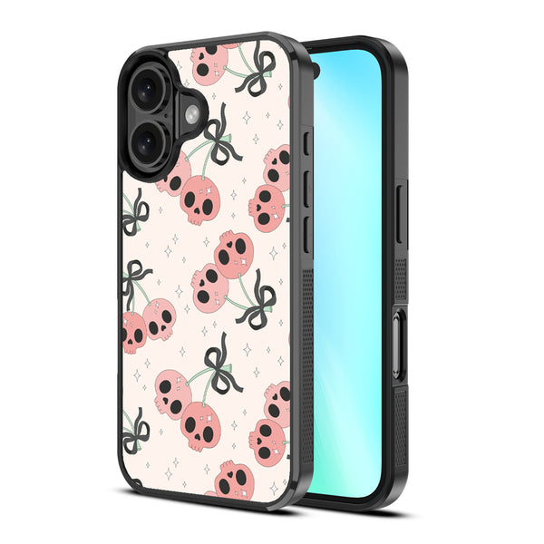 MyBat Design Lab Series Case for Apple iPhone 16 Plus - Cherry Skulls - MIP16MCSLESM408-2.jpg