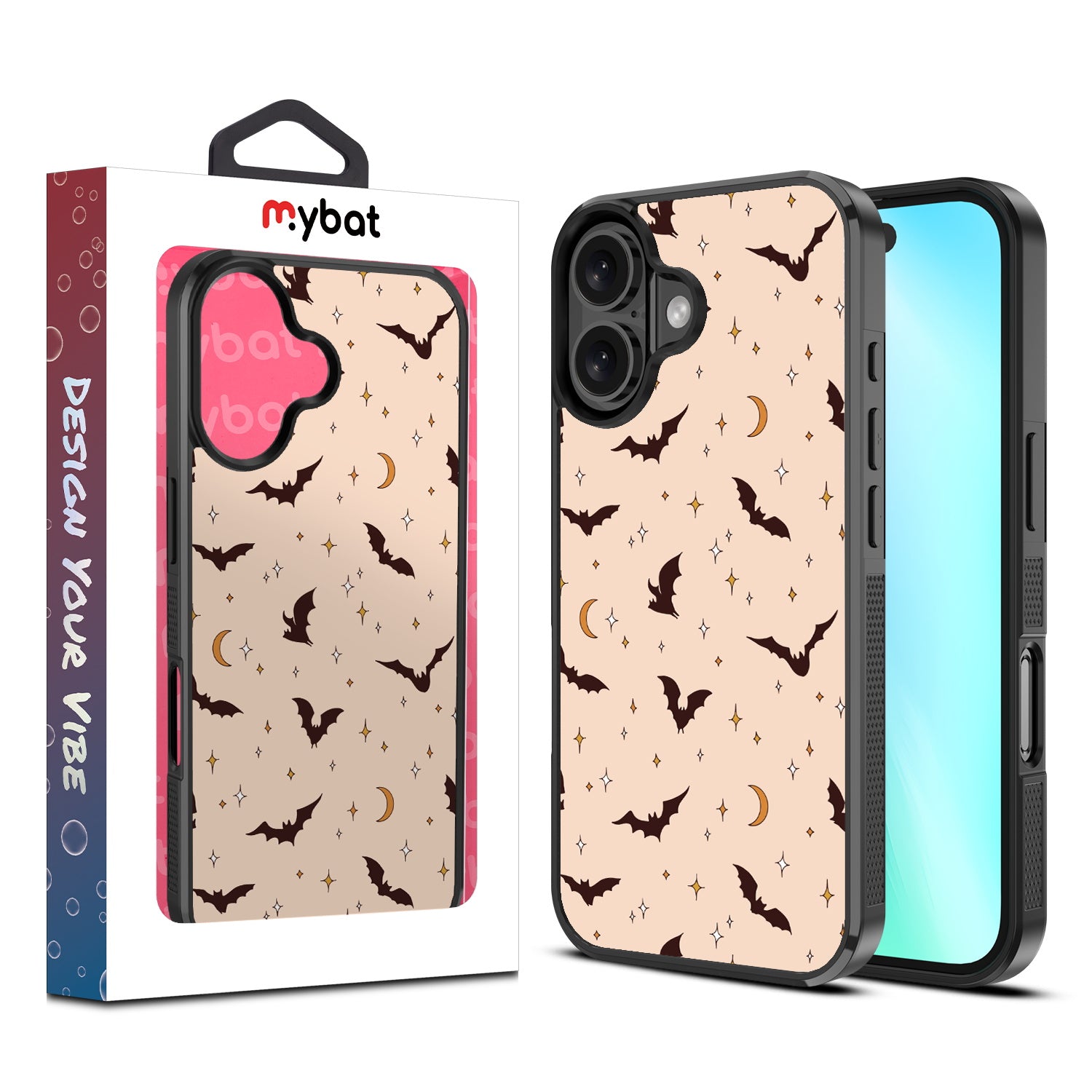 MyBat Design Lab Series Case for Apple iPhone 16 Plus - Bat Crazy