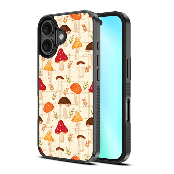 MyBat Design Lab Series Case for Apple iPhone 16 Plus - Mushroom Patch - MIP16MCSLESM426-2.jpg