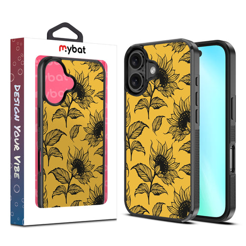 MyBat Design Lab Series Case for Apple iPhone 16 Plus - Golden Sunflowers - MIP16MCSLESM444-1.jpg