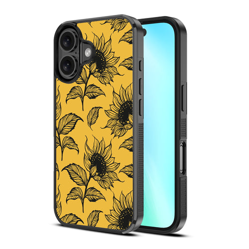 MyBat Design Lab Series Case for Apple iPhone 16 Plus - Golden Sunflowers - MIP16MCSLESM444-2.jpg