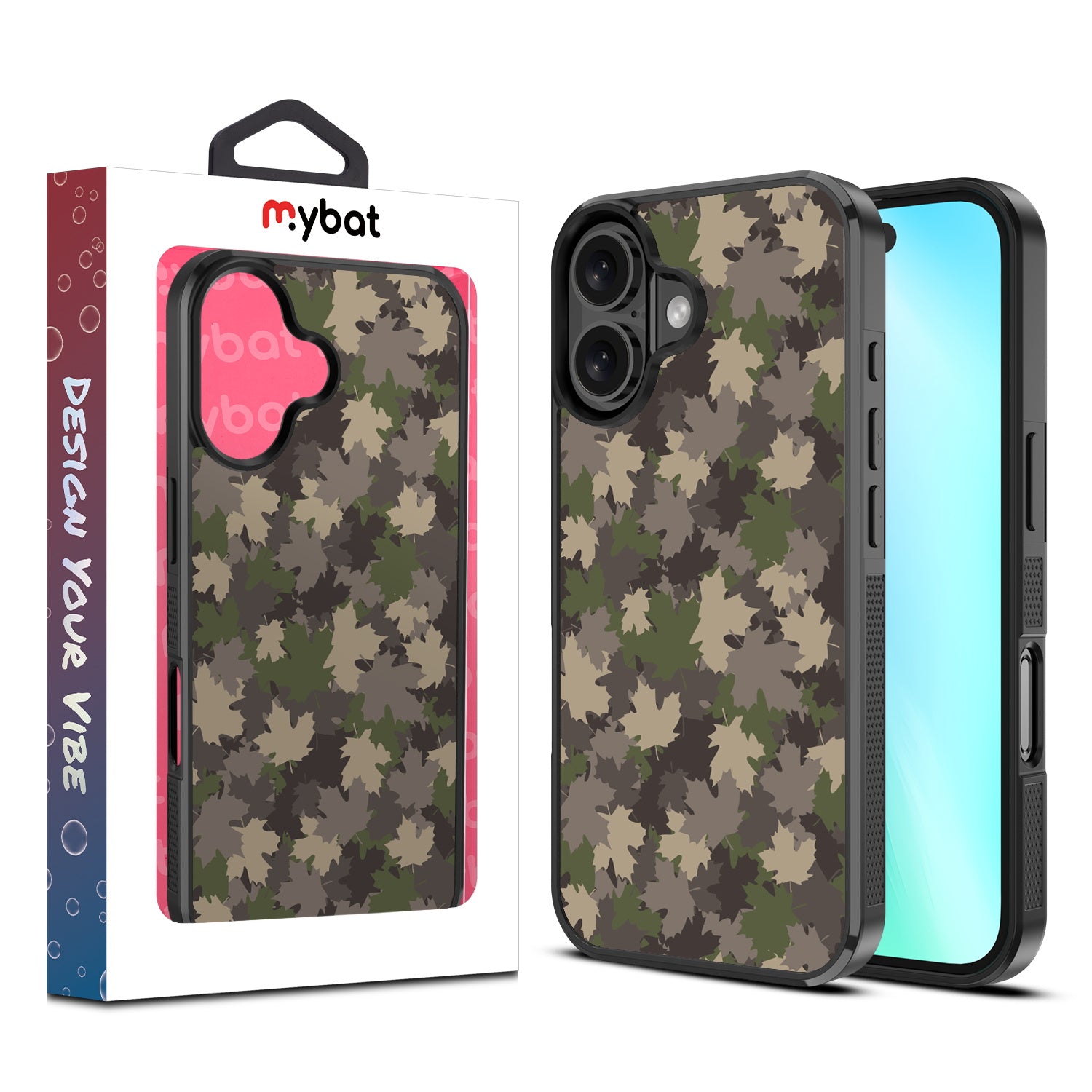 MyBat Design Lab Series Case for Apple iPhone 16 Plus - Leaf Camo