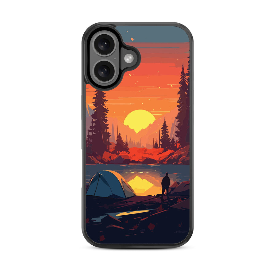 MyBat Design Lab Series Case for Apple iPhone 16 Plus - Sunset Camp - MIP16MCSLESM450-3.jpg