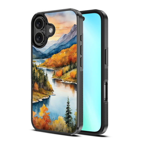 MyBat Design Lab Series Case for Apple iPhone 16 Plus - Impressionist Foliage - MIP16MCSLESM452-2.jpg