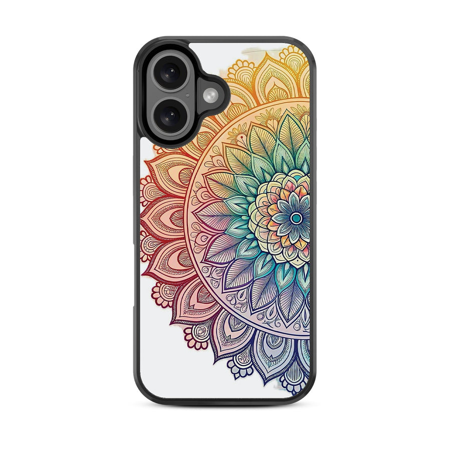 MyBat Design Lab Series Case for Apple iPhone 16 Plus - Rainbow Mandala