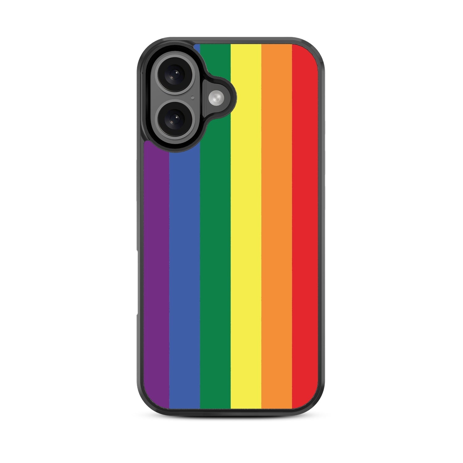 MyBat Design Lab Series Case for Apple iPhone 16 Plus - Rainbow Stripes