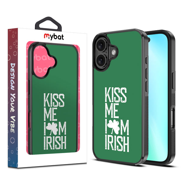 MyBat Design Lab Series Case for Apple iPhone 16 Plus - Kiss Me I'm Irish - MIP16MCSLESM465-1.jpg