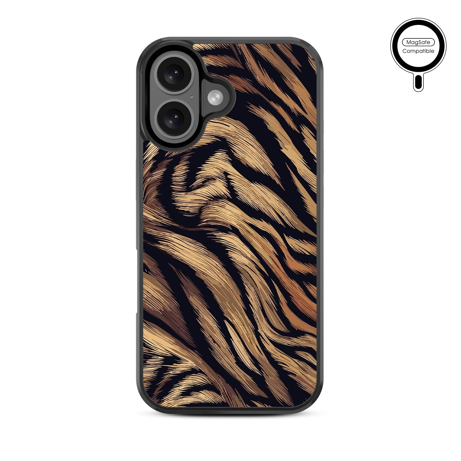 MyBat Design Lab Series MagSafe Case for Apple iPhone 16 Plus - Tiger Fur