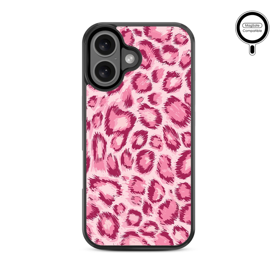 MyBat Design Lab Series MagSafe Case for Apple iPhone 16 Plus - Pink Leopard Print - MIP16MCSLESMSM007-3.jpg