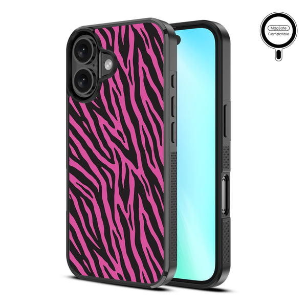 MyBat Design Lab Series MagSafe Case for Apple iPhone 16 Plus - Pink Zebra Print - MIP16MCSLESMSM010-2.jpg