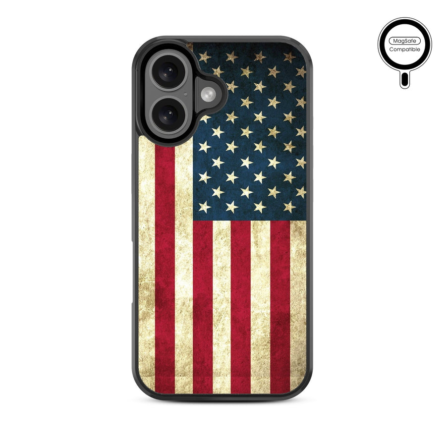 MyBat Design Lab Series MagSafe Case for Apple iPhone 16 Plus - American Flag