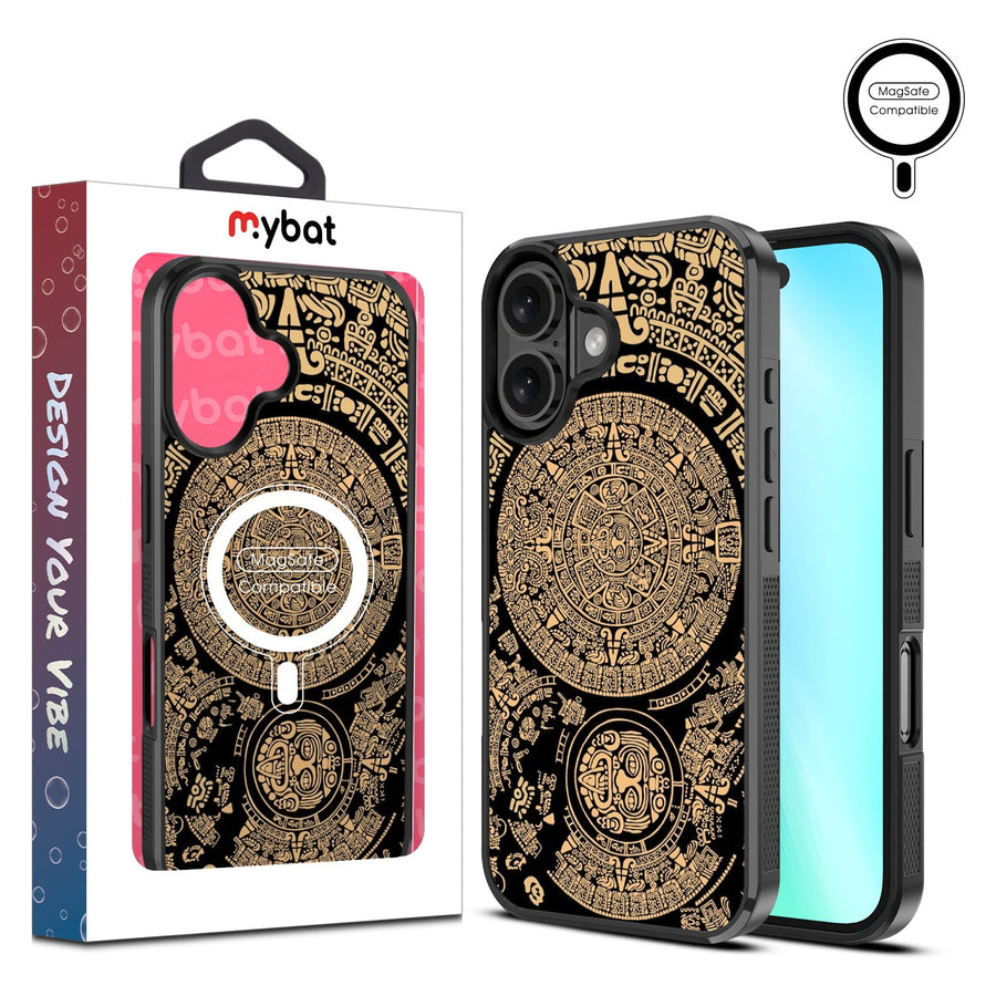 MyBat Design Lab Series MagSafe Case for Apple iPhone 16 Plus - Mayan Calendar