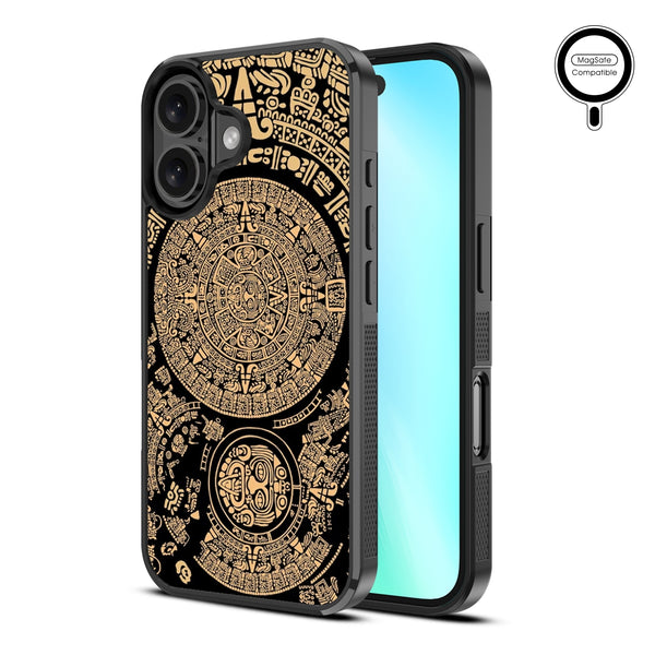 MyBat Design Lab Series MagSafe Case for Apple iPhone 16 Plus - Mayan Calendar - MIP16MCSLESMSM052-2.jpg