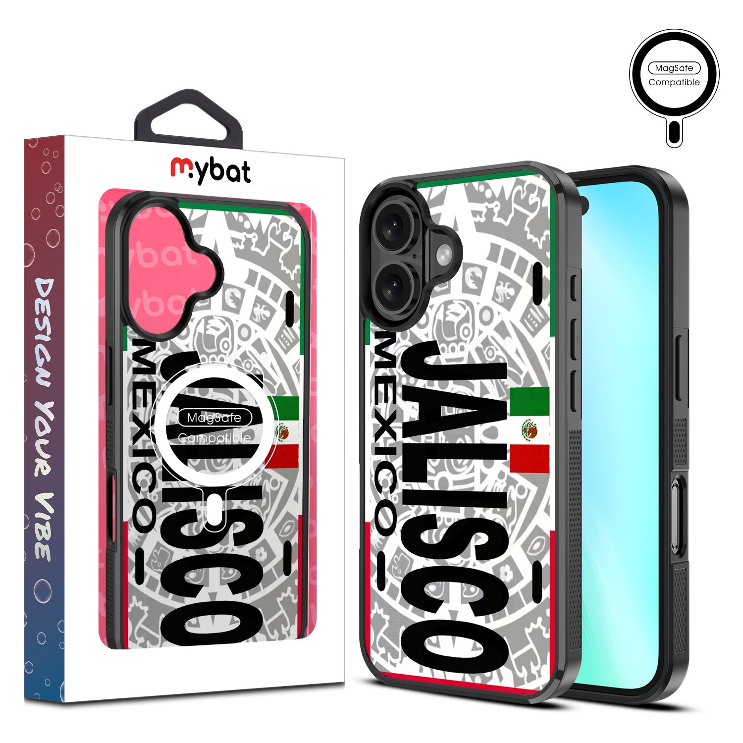 MyBat Design Lab Series MagSafe Case for Apple iPhone 16 Plus - Jalisco Azteca