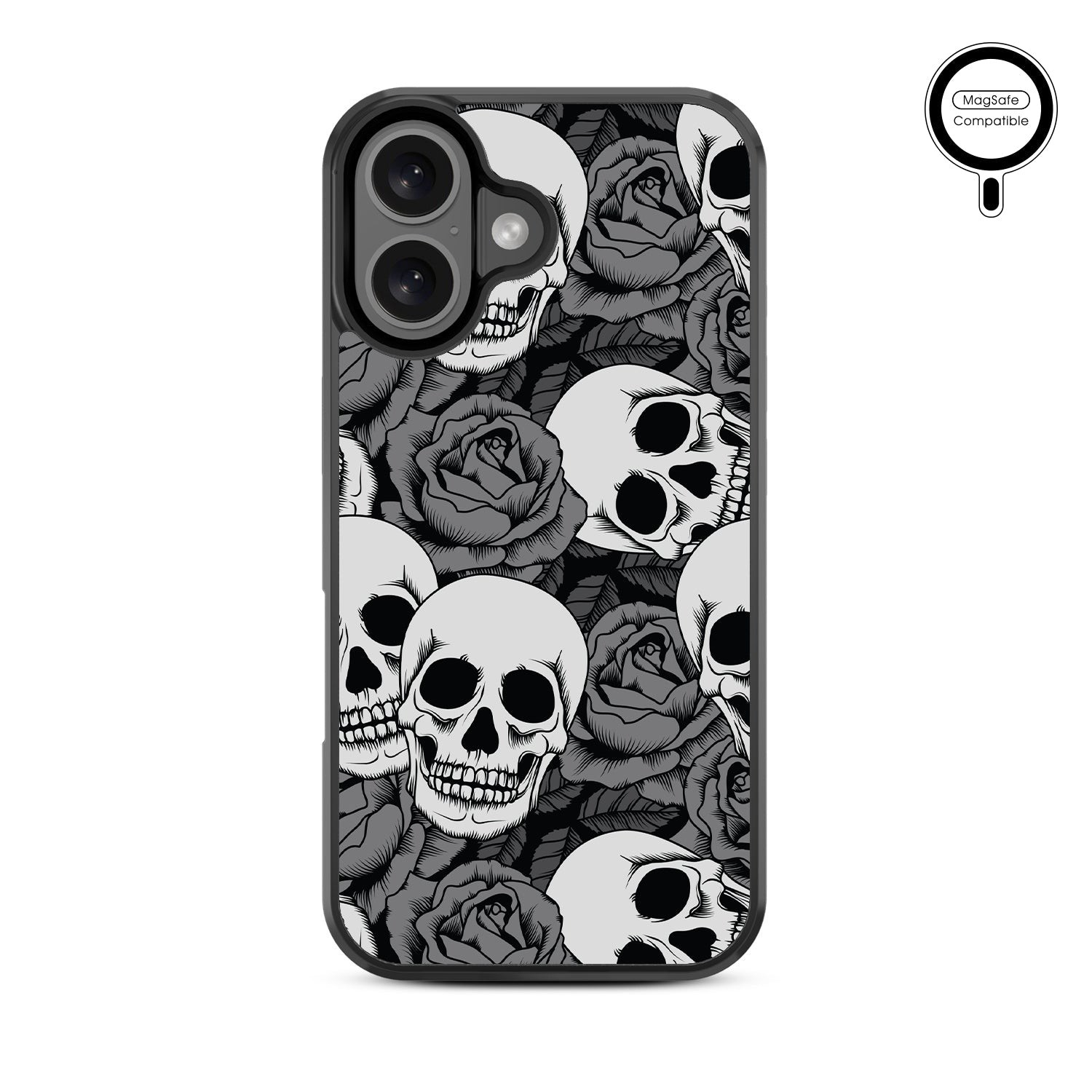 MyBat Design Lab Series MagSafe Case for Apple iPhone 16 Plus - Skull Garden