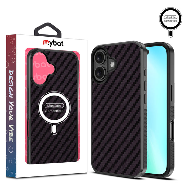 MyBat Design Lab Series MagSafe Case for Apple iPhone 16 Plus - Carbon Fiber - MIP16MCSLESMSM083-1.jpg