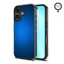 MyBat Design Lab Series MagSafe Case for Apple iPhone 16 Plus - Blue Carbon Fiber - MIP16MCSLESMSM084-2.jpg