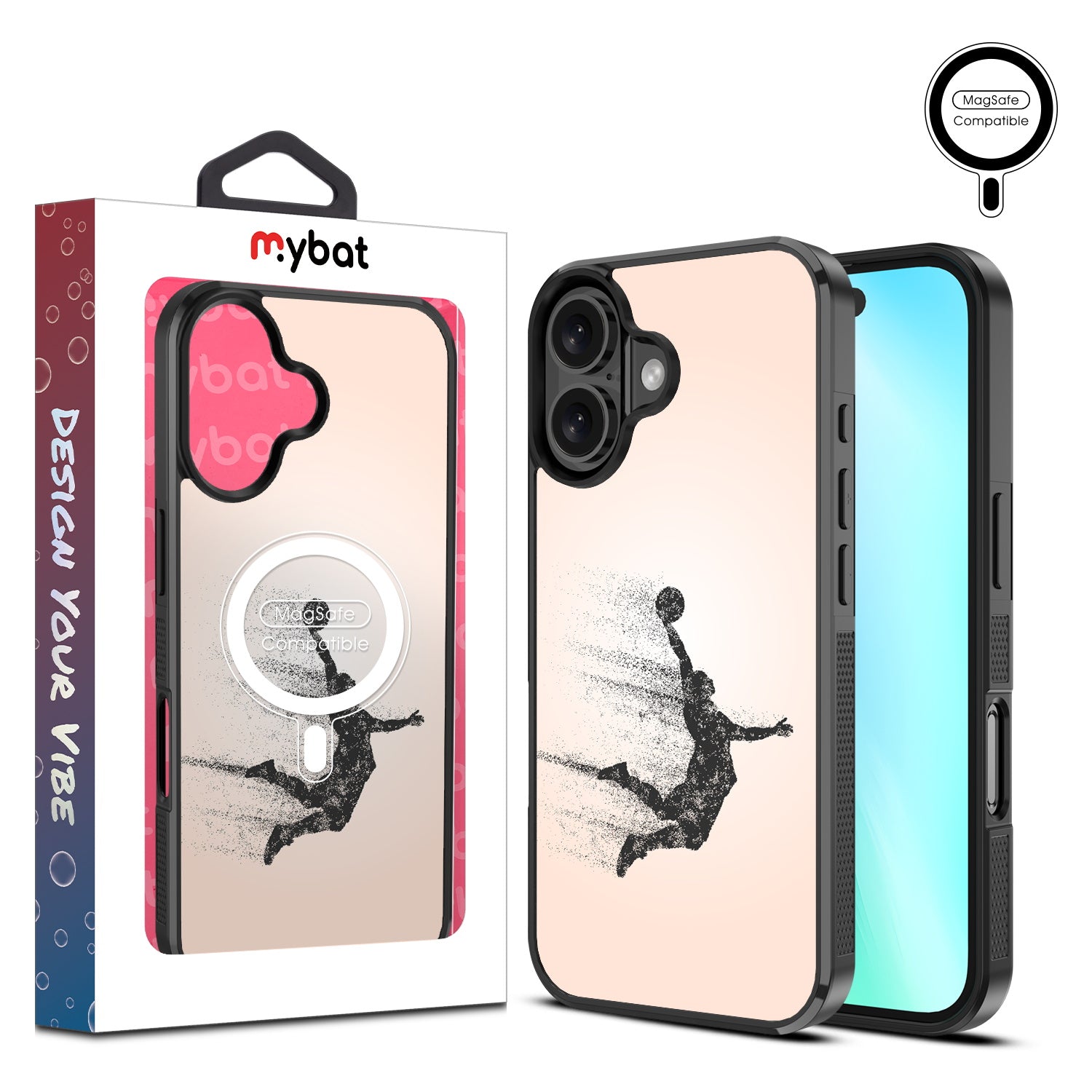 MyBat Design Lab Series MagSafe Case for Apple iPhone 16 Plus - Slam Dunk