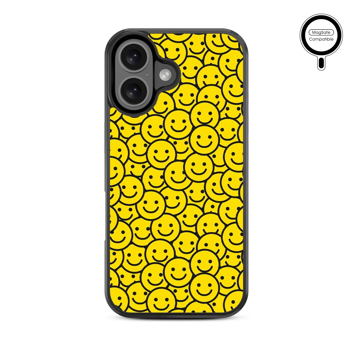 MyBat Design Lab Series MagSafe Case for Apple iPhone 16 Plus - Smiley Faces