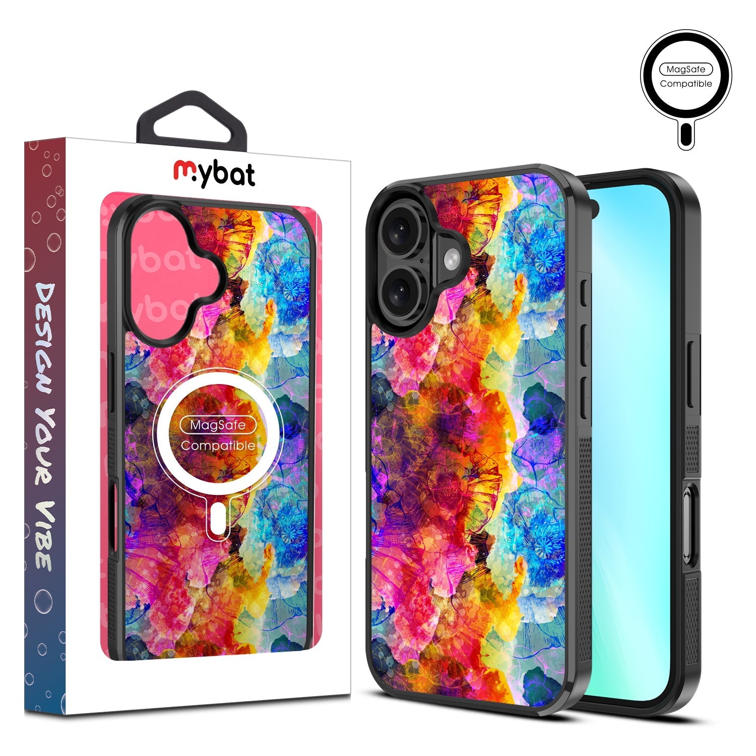 MyBat Design Lab Series MagSafe Case for Apple iPhone 16 Plus - Color Burst