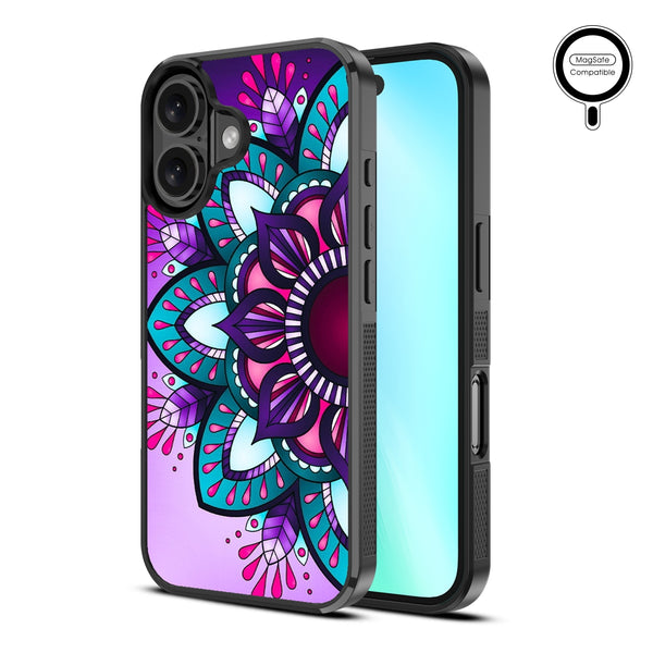 MyBat Design Lab Series MagSafe Case for Apple iPhone 16 Plus - Flower Mandala - MIP16MCSLESMSM112-2.jpg